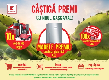 Câștigă premii cu noul cașcaval și Kaufland!