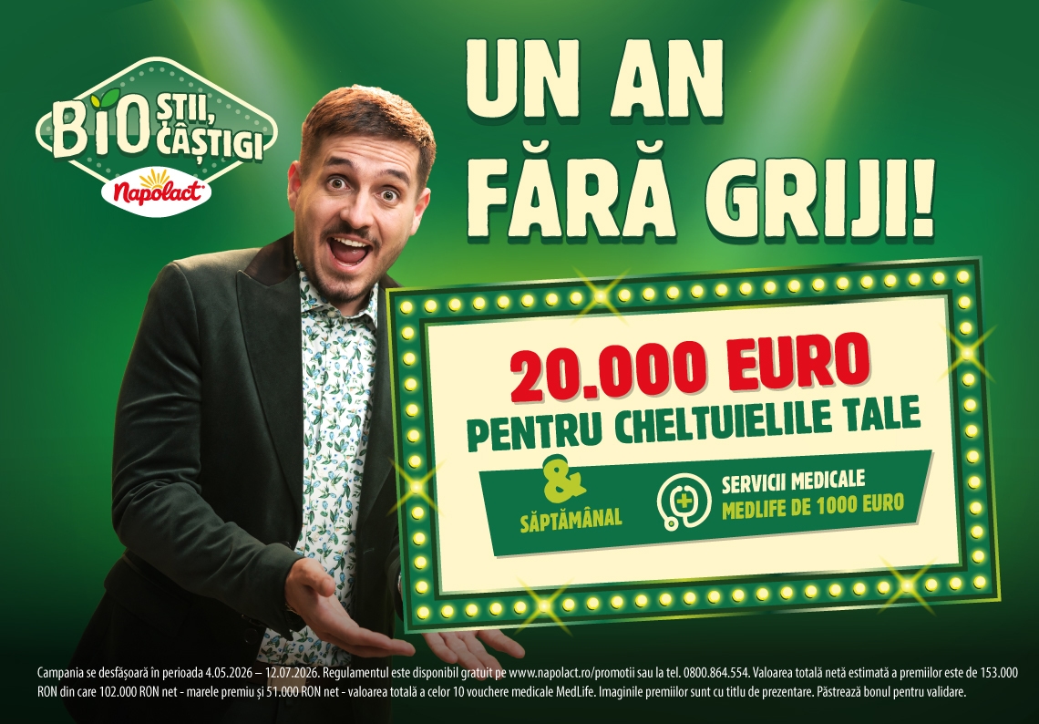 BIO Știi, BIO Câștigi - Un an fără griji!