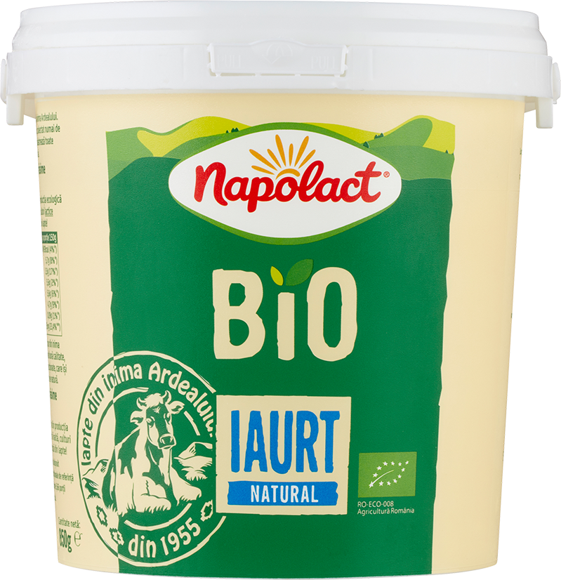 Iaurt Natural Napolact Bio 3,8% grăsime 850 g