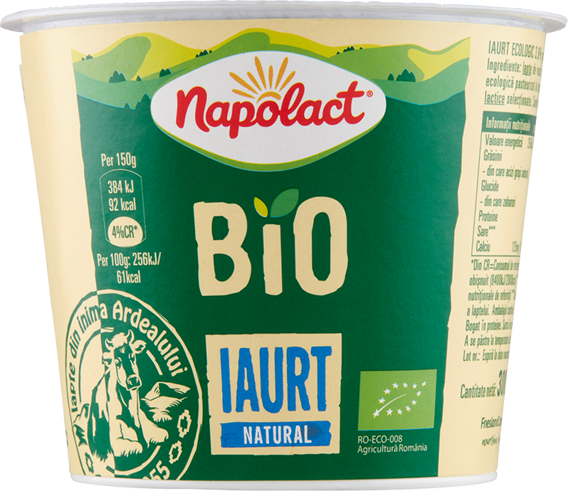 9 Napolact Bio Iaurt Natural 300 G