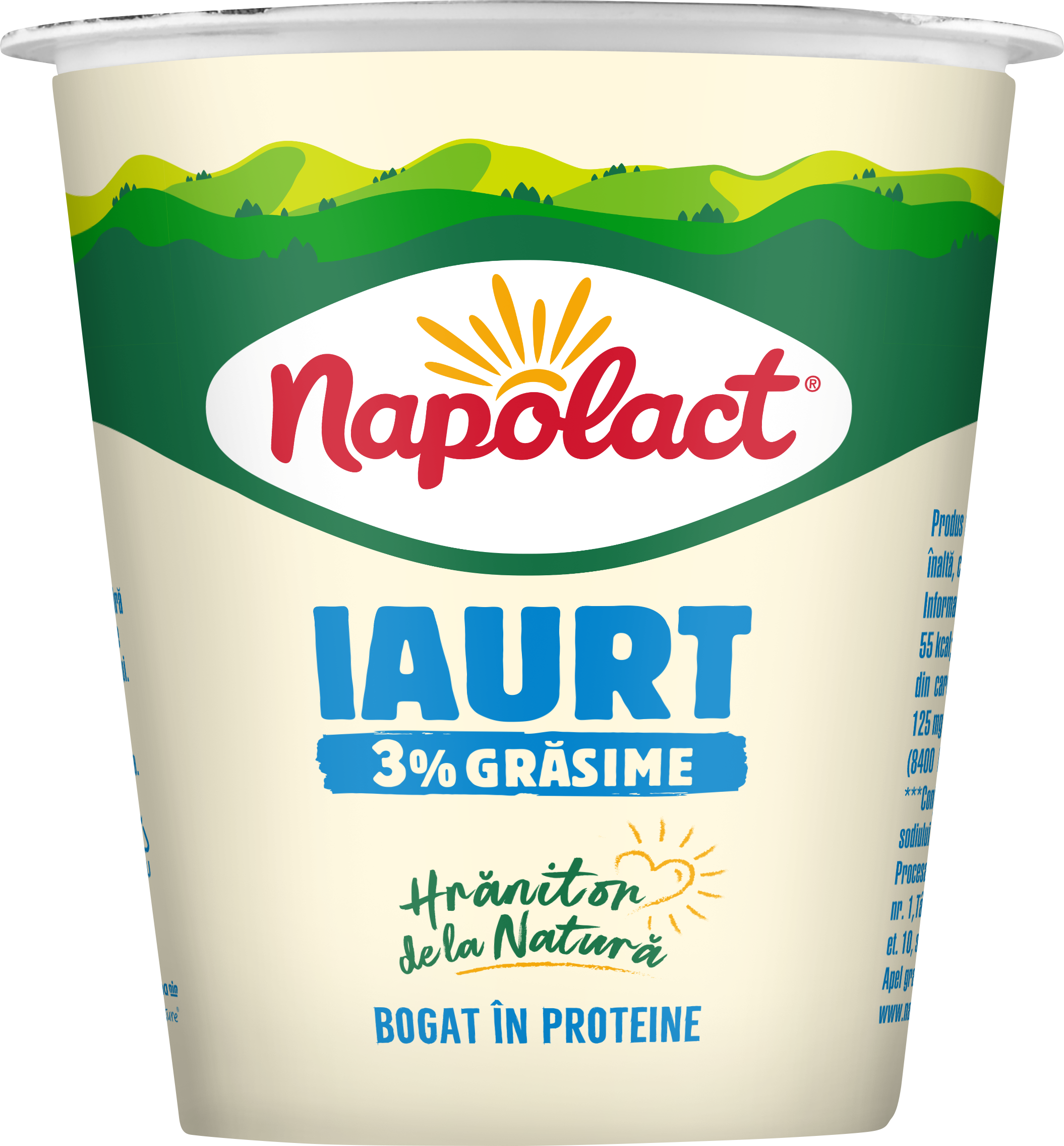 Iaurt Napolact 3% grăsime 140g