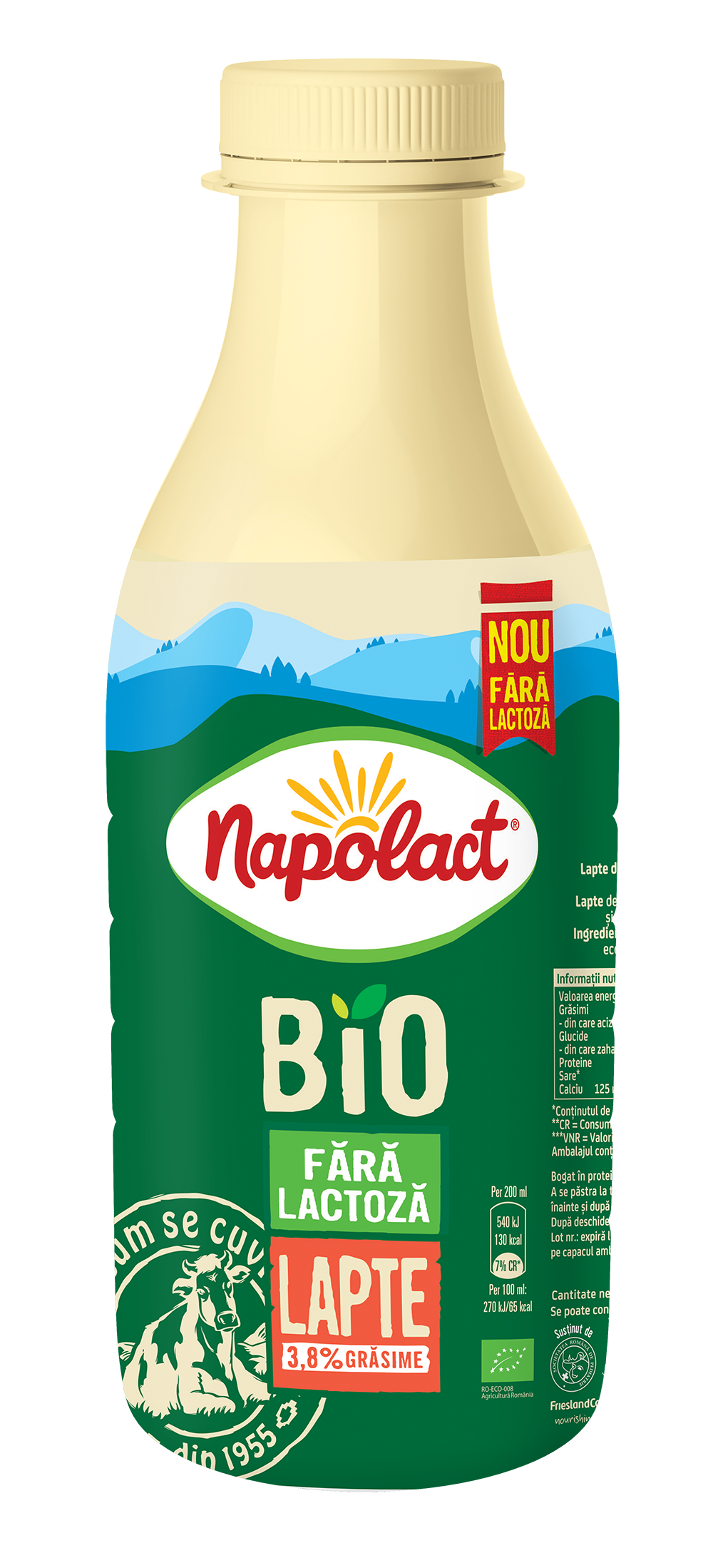 Nap Lapte Bio Fara Lactoza Pet 900g Sim 220801 C