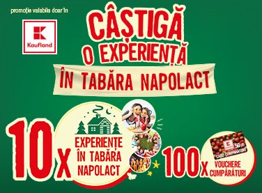 Caștigă o experiență în tabăra Napolact!